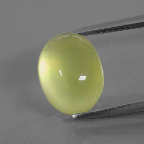 Prehnite Amarillo claro natural de 5.33 ct, Transparente, Transparente / Translúcido