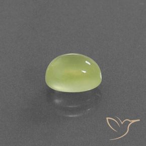 Prehnite Amarillo claro natural de 2.05 ct, Ovalada, Transparente / Translúcido