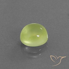 Prehnite Amarillo claro natural de 2.97 ct, Ovalada, Transparente / Translúcido