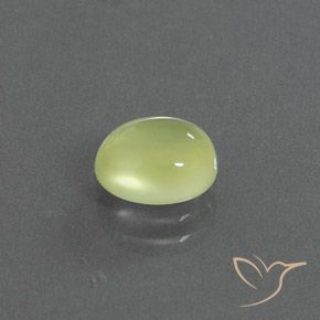Prehnite Amarillo claro natural de 2.00 ct, Ovalada, Transparente / Translúcido