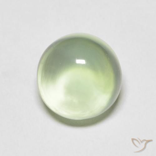 2.34ct Natural Verde claro Prehnite, Redondo, Transparente