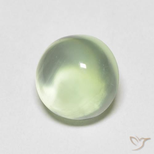 Prehnite Verde claro natural de 2.34 ct, Redondo, Transparente