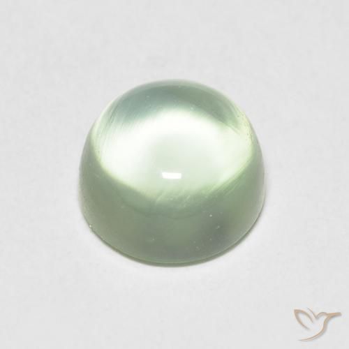 Prehnite Verde claro natural de 2.34 ct, Redondo, Transparente