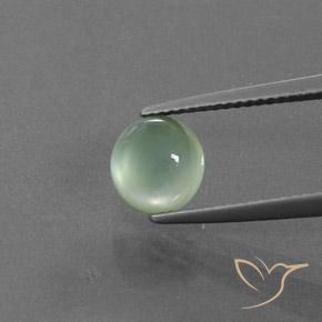 2.26ct Natural Verde claro Prehnite, Redondo, Transparente