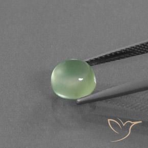 Prehnite Verde claro natural de 2.26 ct, Redondo, Transparente