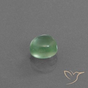 Prehnite Menta claro natural de 2.40 ct, Ovalada, Transparente