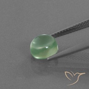 Prehnite Menta claro natural de 2.40 ct, Ovalada, Transparente