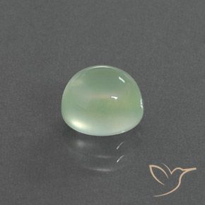 Prehnite Verde amarillo claro natural de 3.11 ct, Ovalada, Transparente / Translúcido