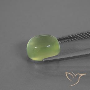 Prehnite Verde amarillo natural de 2.62 ct, Ovalada, Transparente