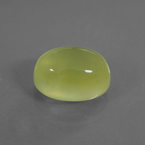 Prehnita verde natural de 5,40 ct, transparente, transparente / translúcido