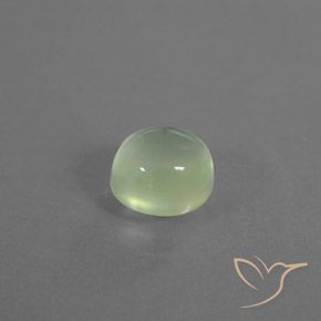 Prehnite Verde amarillo natural de 1.82 ct, Ovalada, Transparente / Translúcido