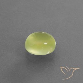 Prehnite Amarillo claro natural de 3.66 ct, Ovalada, Transparente / Translúcido