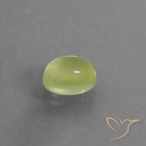 Prehnite Amarillo claro natural de 3.39 ct, Ovalada, Transparente / Translúcido