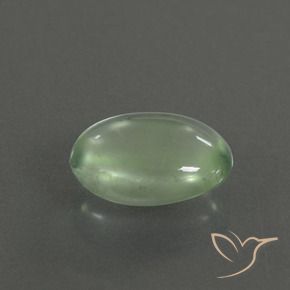 Prehnite Verde claro natural de 2.06 ct, Ovalada, Transparente