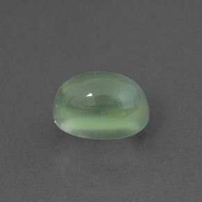 Prehnita verde natural de 1,84 ct, corte óvalo, transparente