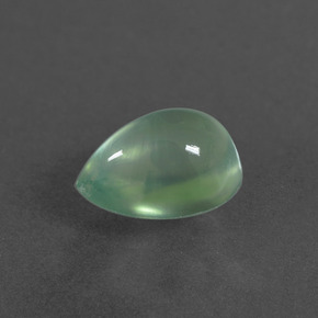 Prehnite Verde natural de 2.30 ct, En forma de pera, Transparente
