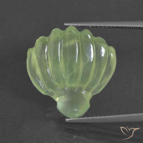 14.49ct Natural Verde lima Prehnite, Elegante, Translúcido