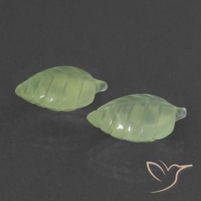 Gemas de Prehnite Verde amarillo natural de 8.94 ct, Elegante, Translúcido