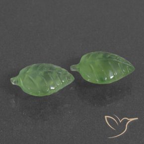Gemas de Prehnite Verde amarillento natural de 8.55 ct, Elegante, Translúcido