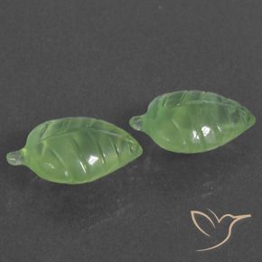 Gemas de Prehnite Verde amarillo natural de 11.91 ct, Elegante, Translúcido