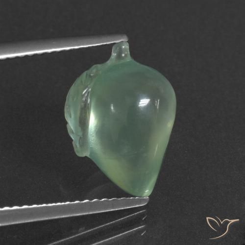 5.05ct Natural Verde claro Prehnite, Elegante, Translúcido