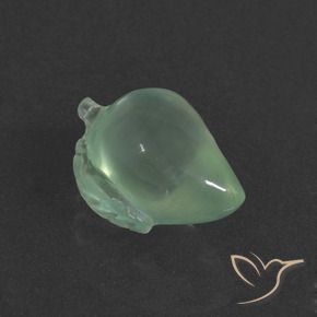 Prehnite Verde claro natural de 5.05 ct, Elegante, Translúcido