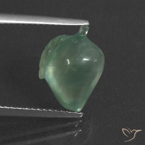 4.74ct Natural Menta claro Prehnite, Elegante, Translúcido