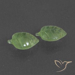Gemas de Prehnite Verde medio natural de 7.88 ct, Elegante, Translúcido