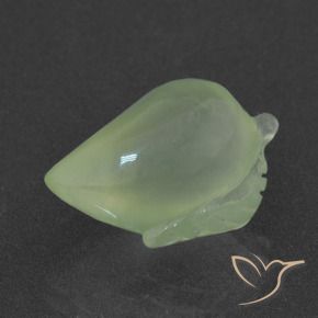 Prehnite Verde amarillo natural de 8.69 ct, Elegante, Translúcido