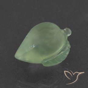 Prehnite Verde lima pálido natural de 8.08 ct, Elegante, Translúcido