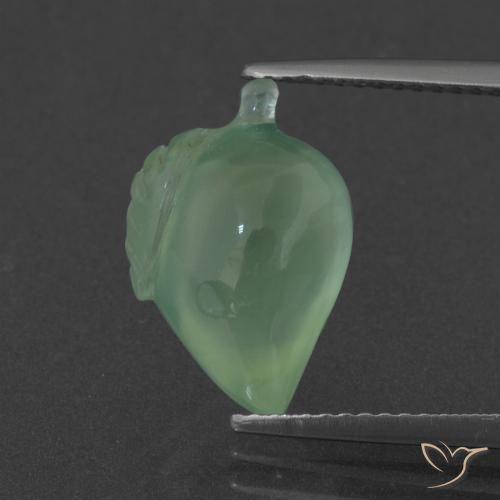 6.25ct Natural Verde claro Prehnite, Elegante, Translúcido
