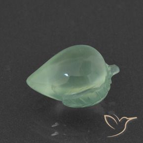 Prehnite Verde menta natural de 5.58 ct, Elegante, Translúcido