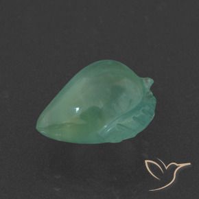 Prehnite Verde frío claro natural de 5.79 ct, Elegante, Translúcido