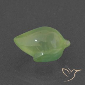 Prehnite Verde lima natural de 7.16 ct, Elegante, Translúcido
