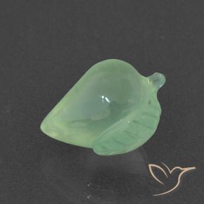 Prehnite Menta claro natural de 7.48 ct, Elegante, Translúcido