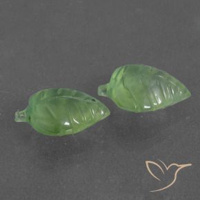 Gemas de Prehnite Verde lima natural de 7.42 ct, Elegante, Translúcido