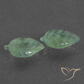 Gemas de Prehnite Verde cálido natural de 9.91 ct, Elegante, Translúcido