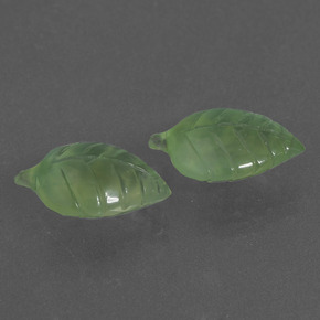 Gemas de Prehnite Verde natural de  ct, Forma elegante, Translúcido