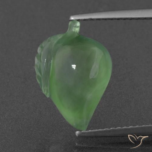 6.40ct Natural Verde medio Prehnite, Elegante, Translúcido