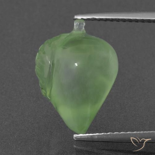 8.26ct Natural Verde medio Prehnite, Elegante, Translúcido