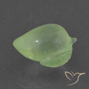 Prehnite Verde lima pálido natural de 7.98 ct, Elegante, Translúcido