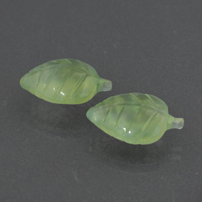 Gemas de Prehnite Verde natural de  ct, Forma elegante, Translúcido