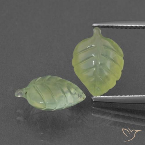 8.52ctw Natural Verde lima Prehnite, Elegante, Translúcido