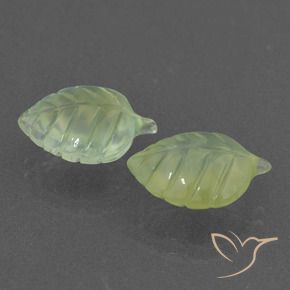 Gemas de Prehnite Verde lima natural de 8.52 ct, Elegante, Translúcido
