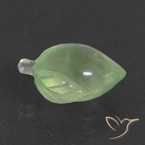 Prehnite Verde amarillo natural de 9.92 ct, Elegante, Translúcido