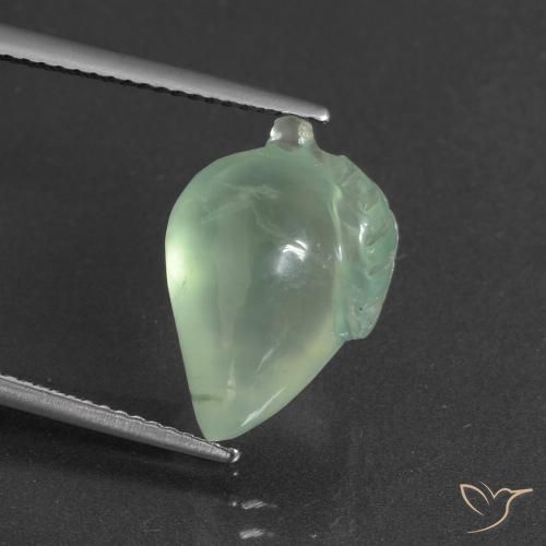 8.80ct Natural Verde amarillo claro Prehnite, Elegante, Translúcido