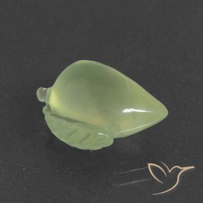 Prehnite Verde lima natural de 7.50 ct, Elegante, Translúcido