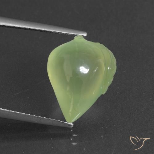 9.14ct Natural Verde lima Prehnite, Elegante, Translúcido