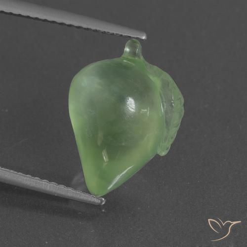 8.27ct Natural Verde medio Prehnite, Elegante, Translúcido