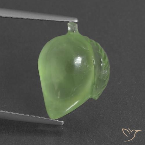 8.73ct Natural Verde medio Prehnite, Elegante, Translúcido
